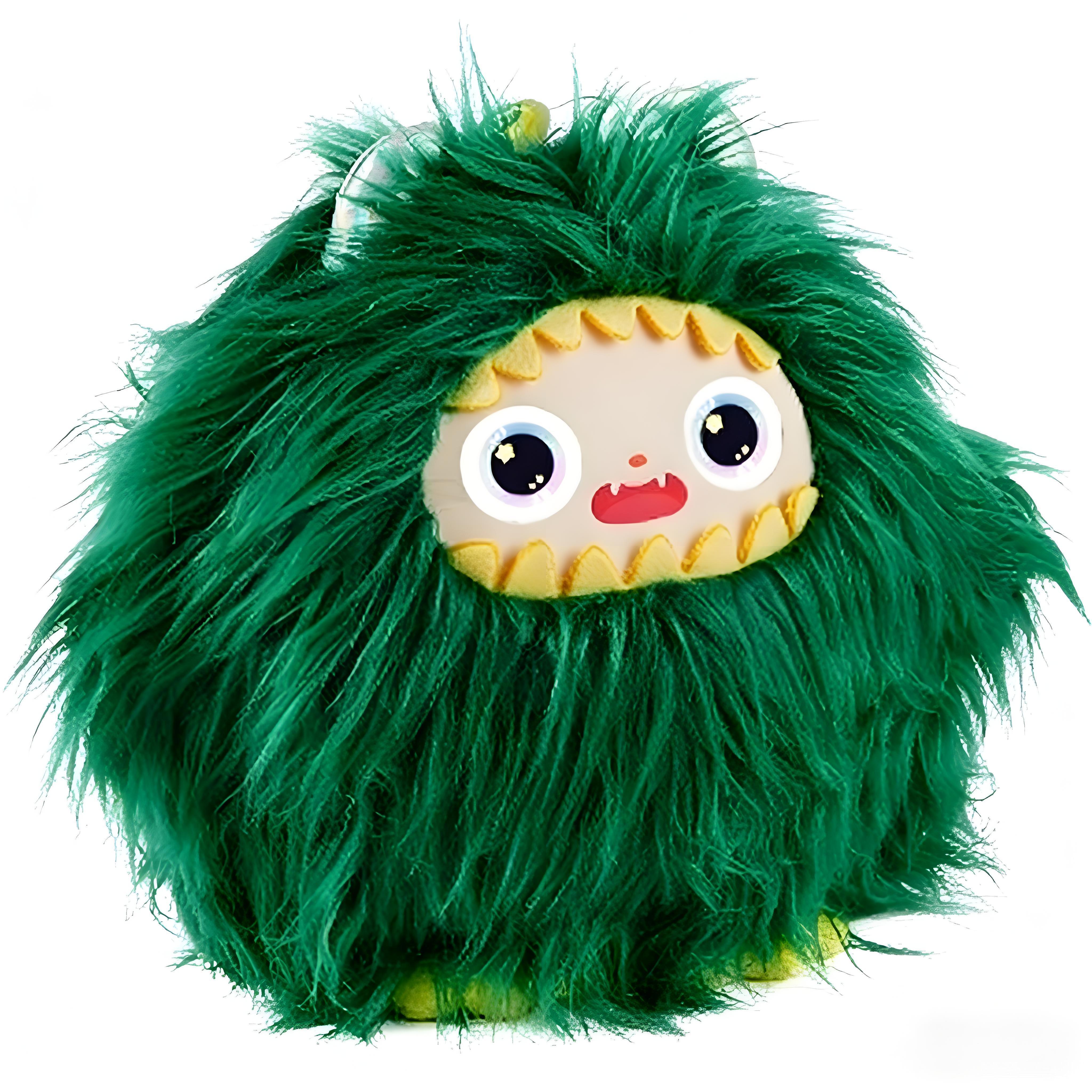 I0044 Jopark  AI Monster Intelligent Robot Plush Doll  Green, LED Eye Screen, Companion Toy, ODM Support Kid-friendly