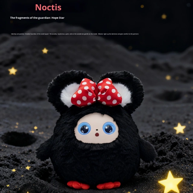 I0045 Jopark  AI Rabbit Plush Doll  Pink, LED Eye Screen, ODM Support, Wholesale  Girl-friendly