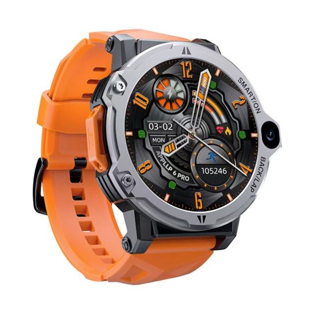 I000131 Smart Fashion Watch 4G WiFi GPS SIM HD Dual Camera For Android