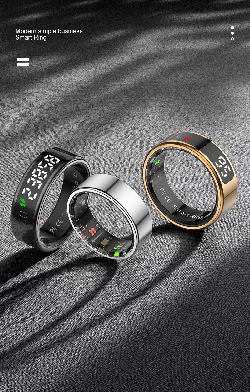 I0030 Smart Ring Waterproof Wireless Health Monitor Fitness Tracker