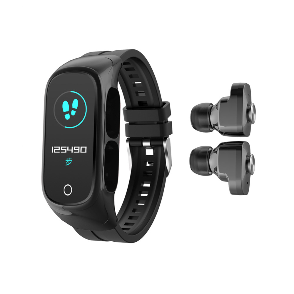 I000139 Smart Watch TWS Earbuds Wireless Heart Rate Monitor