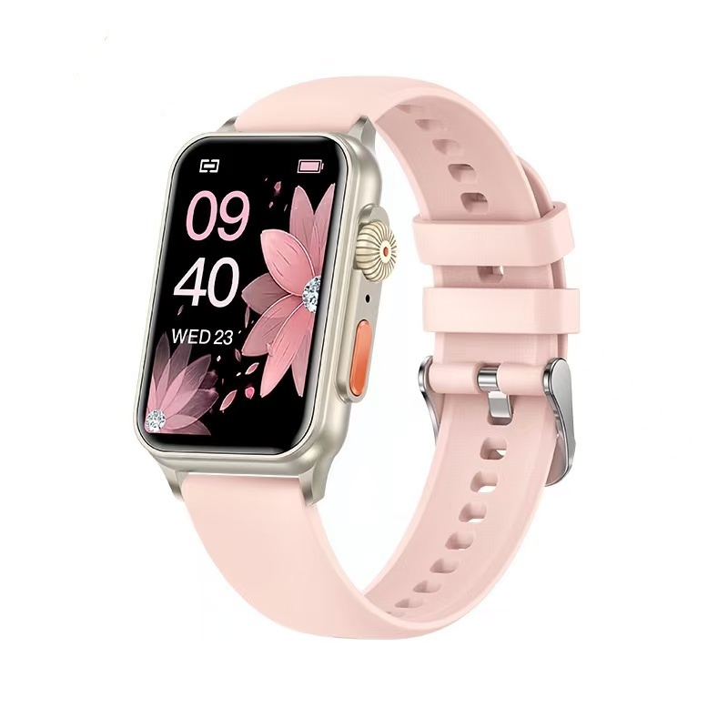 I000177 Women's Smart Watch BT Call Heart Rate Blood Pressure Monitor