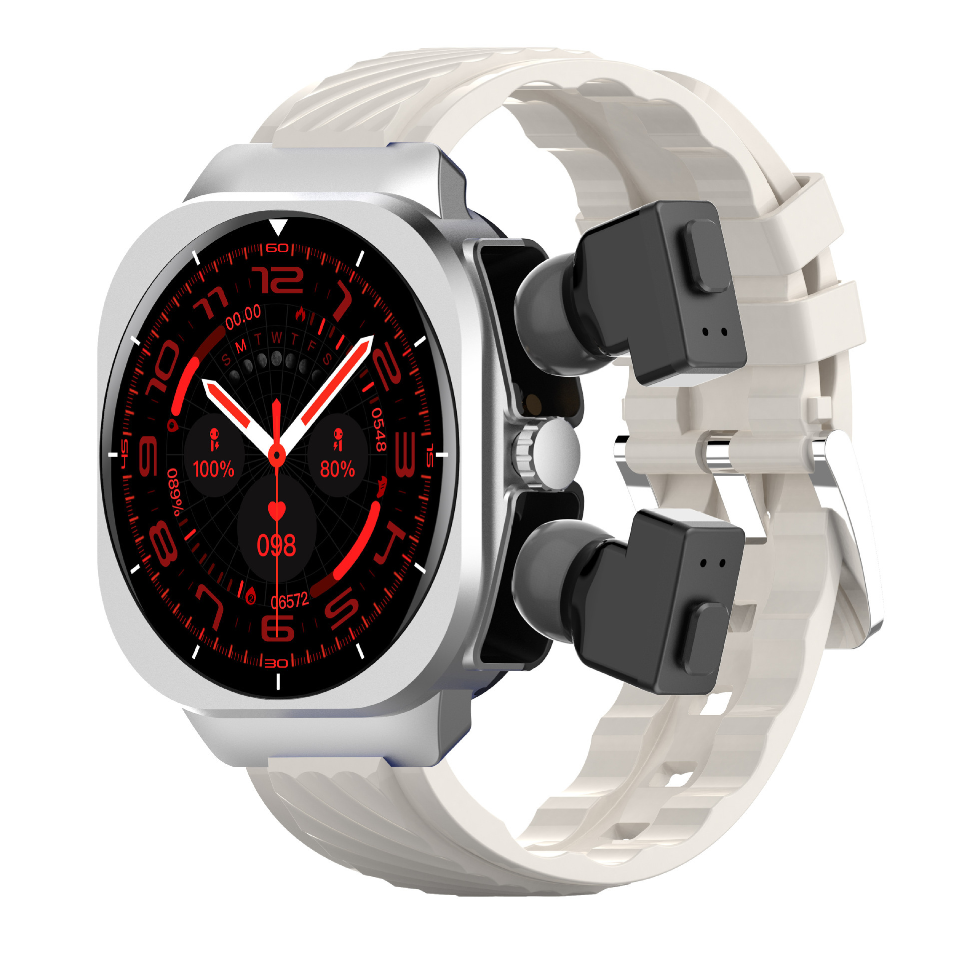 I000136  Smart Watch Earbuds Fitness Tracker Waterproof Sport