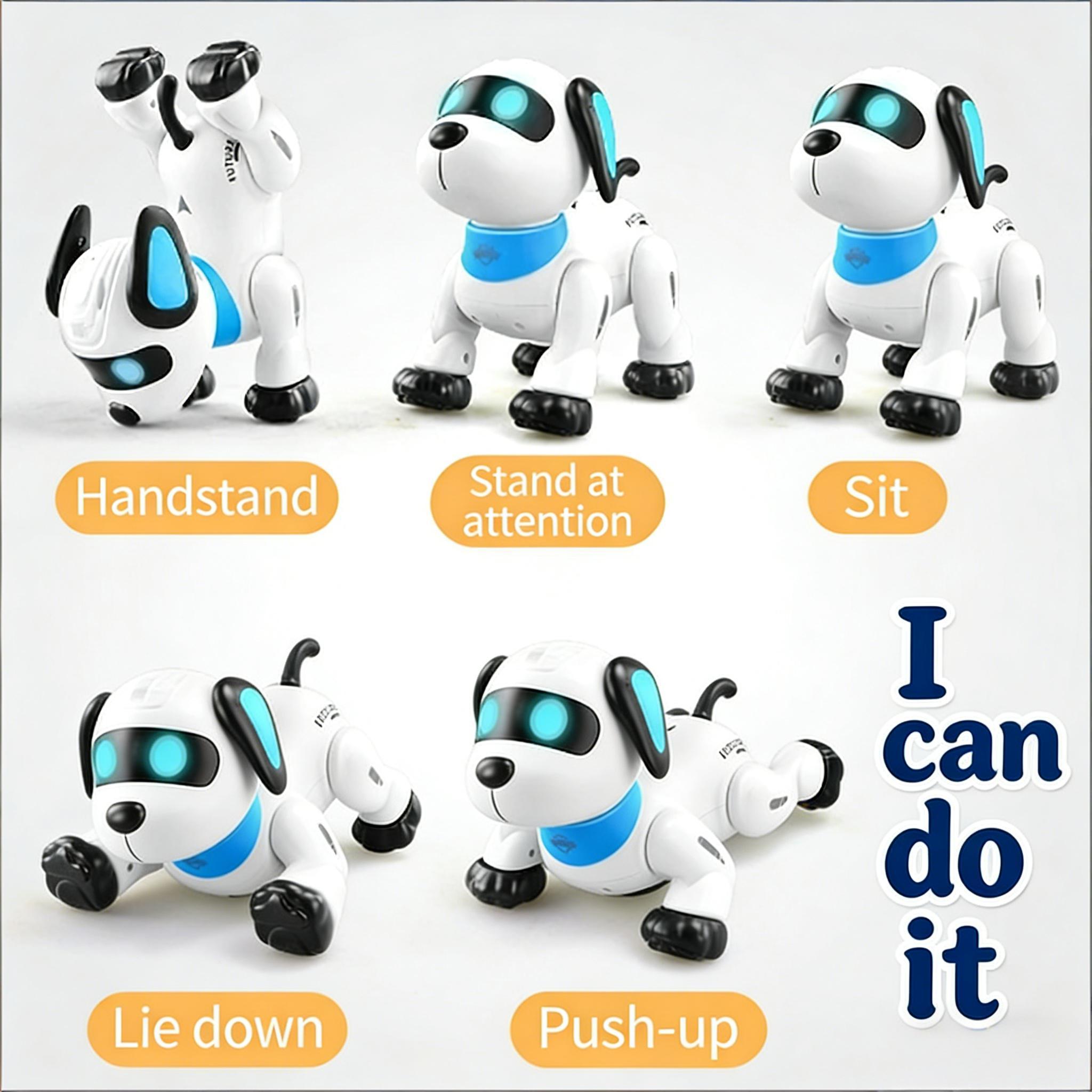 I0039 RC Smart Robot Dog 2.4GHz Gesture Control, Electronic Pet, Intelligent Interaction, Wholesale Kid-friendly