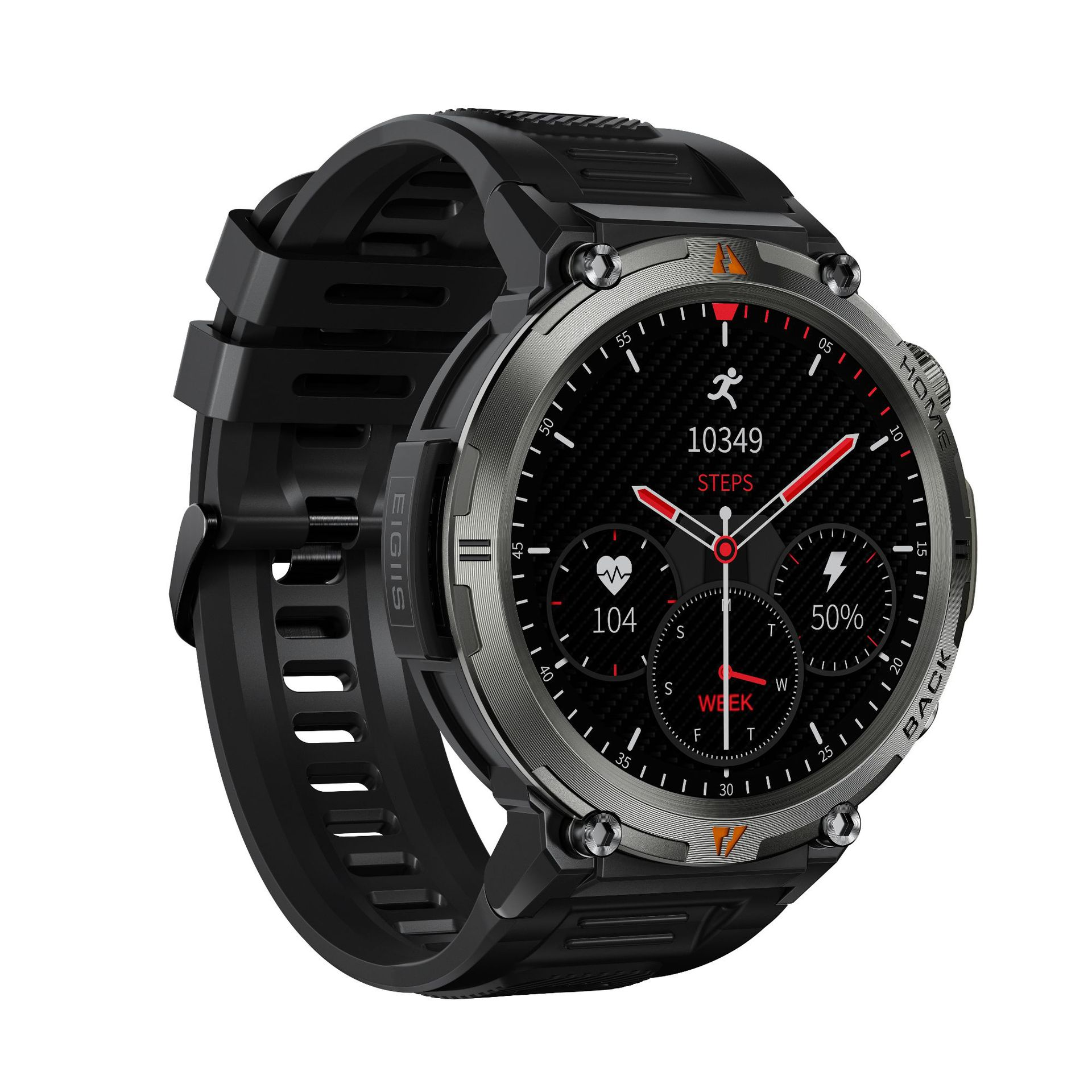 I000110 Outdoor Smart Watch LED Touchable Waterproof Health Tracker