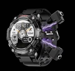 I000145 Smart Watch IPS Screen Health Fitness Music BT Call Earbuds