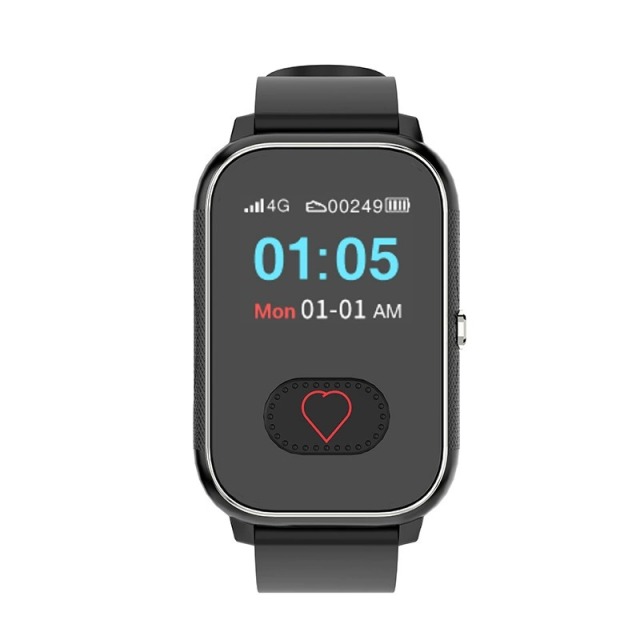 I000157 Elderly Smart Watch GPS SOS Health Monitoring Safety Solution