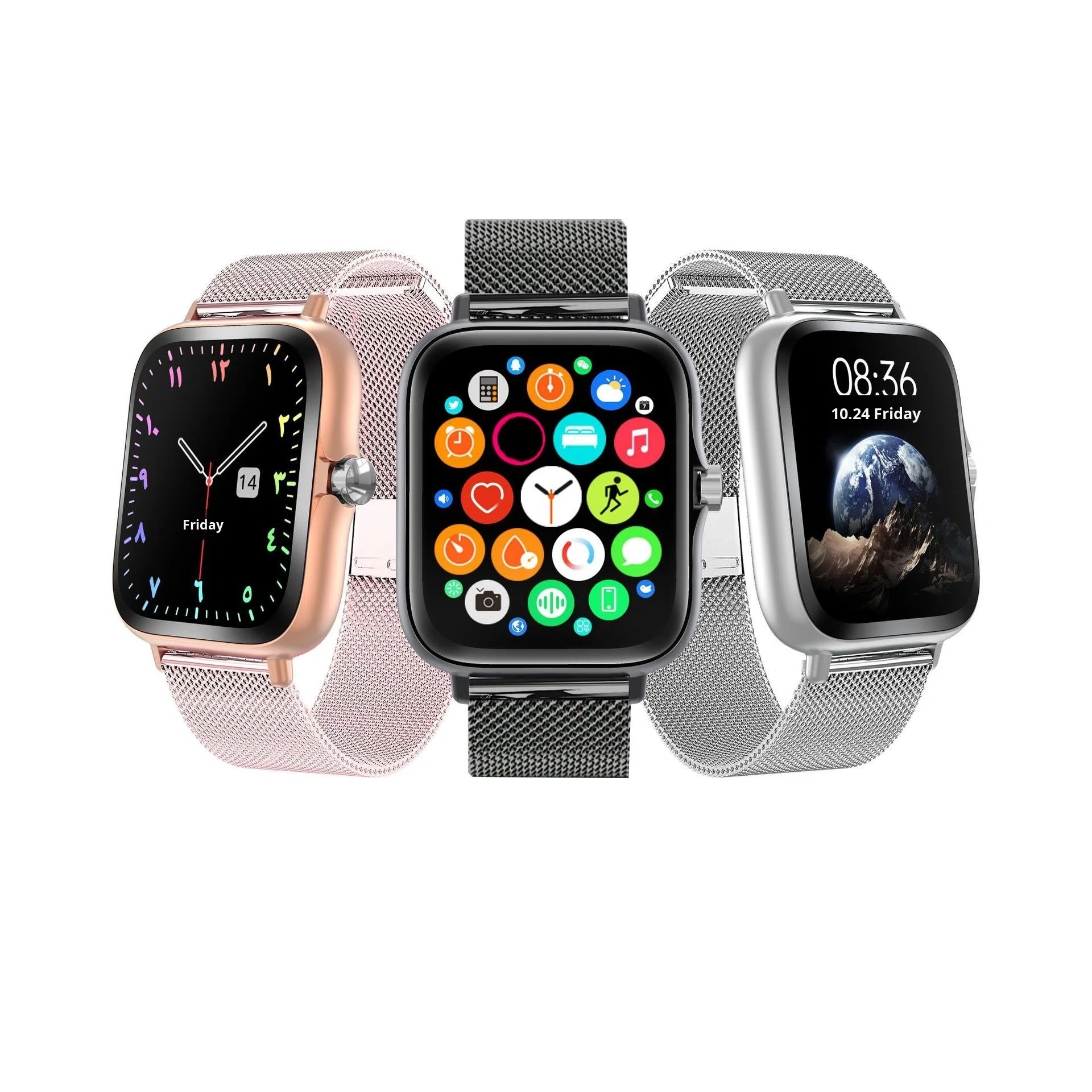 I0003 Smart Watch 7-in-1 Touchscreen BT Call Fashion Smartwatch