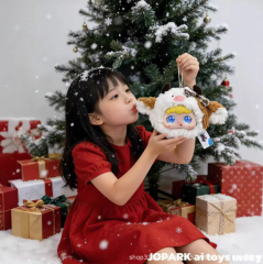 I0046 Jopark  AI Plush Doll | Purple, LED Eye Screen, AI Voice, Colorful Animal Design, ODM Support  Girl-friendly