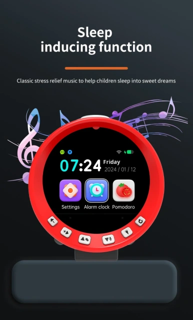 I0040 AI Smart Timer Alarm Clock  Voice Dialogue Assistant, Time Management, White Noise, Alarm Function  Universal Use