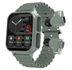 I000140 Smart Watch BT Call Earbuds NFC Health Monitoring Waterproof