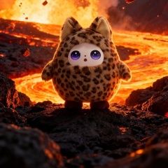 I0045 Ladodo AI Plush Robot Doll  Intelligent Conversation, Limited Edition Kid-friendly