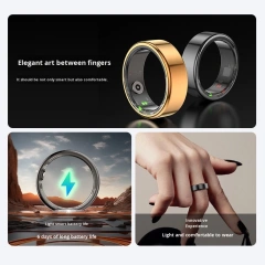 I0026 Smart Ring HRV Heart Rate Monitoring Health Fitness Tracker