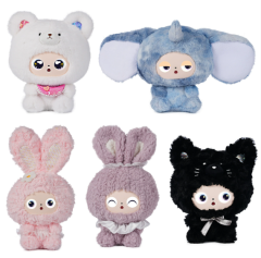 I0047 AI Rabbit Early Education Plush Doll Sitting Posture, Intelligent Dialogue, Interactive Companion, Birthday Gift Option Kid-friendly