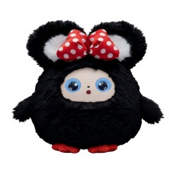 I0045 Jopark AI Plush Doll  LED Eye Screen, Bow Decoration, ODM Support, Wholesale Boy-friendly