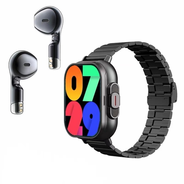 I000146 Fashion Smart Watch Earphone Sports Fitness BT Call