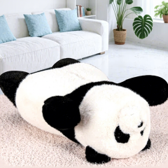 I0038 Panda Plush Doll Lying Down Posture, 30cm Size, Soft Stuffed, Bulk Discount Available Kid-friendly