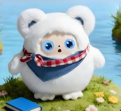 I0045 AI Talking Bear Plush Toy  Smart Dialogue, Interactive, Educational, Washable, Touch Feedback  Kid-friendly