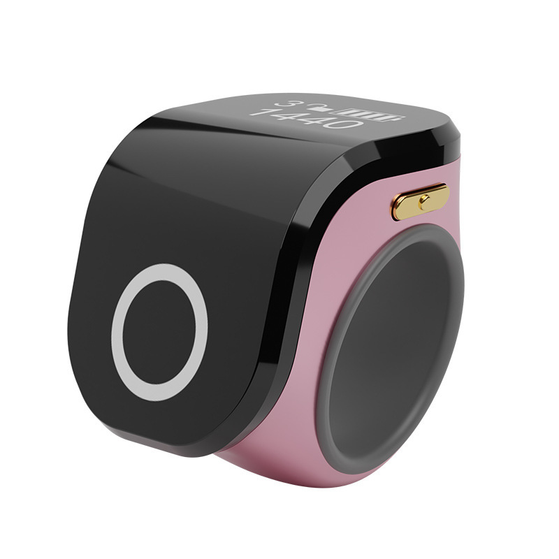 I0028 Smart Tasbih Ring Digital Prayer Counter OLED Display Waterproof