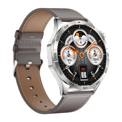 White-brown leather strap
