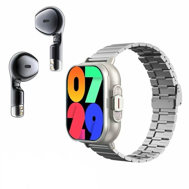 I000146 Fashion Smart Watch Earphone Sports Fitness BT Call