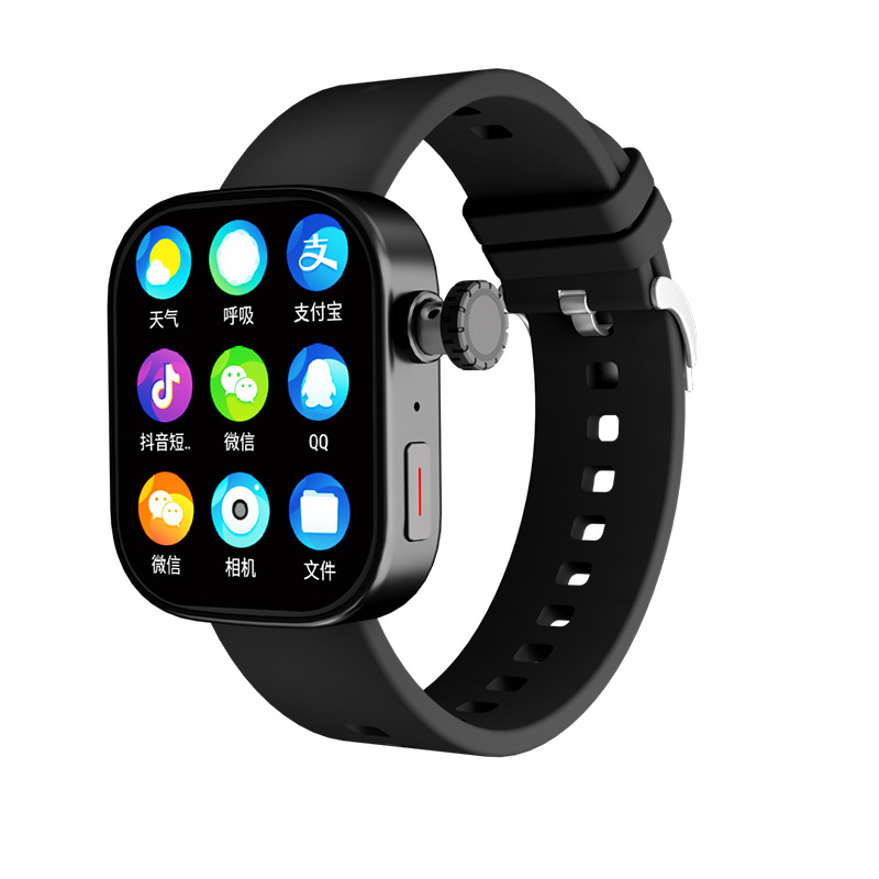 I000155 Smart Watch 2.06" AMOLED Multiple Sports Modes 270° HD Camera