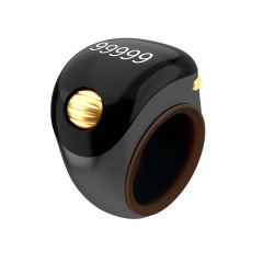 I0023 Smart Tasbih Zikr Ring OLED Display Islamic Prayer Reminder