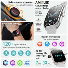 I0002 Smart Watch Bluetooth Call 1ATM Waterproof  For Men Women