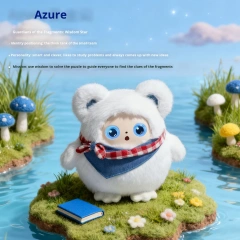 I0045 Intelligent Robot Plush Toy  Eye Screen, Leopard Print, Bow Decoration, Girl-friendly  Universal Use