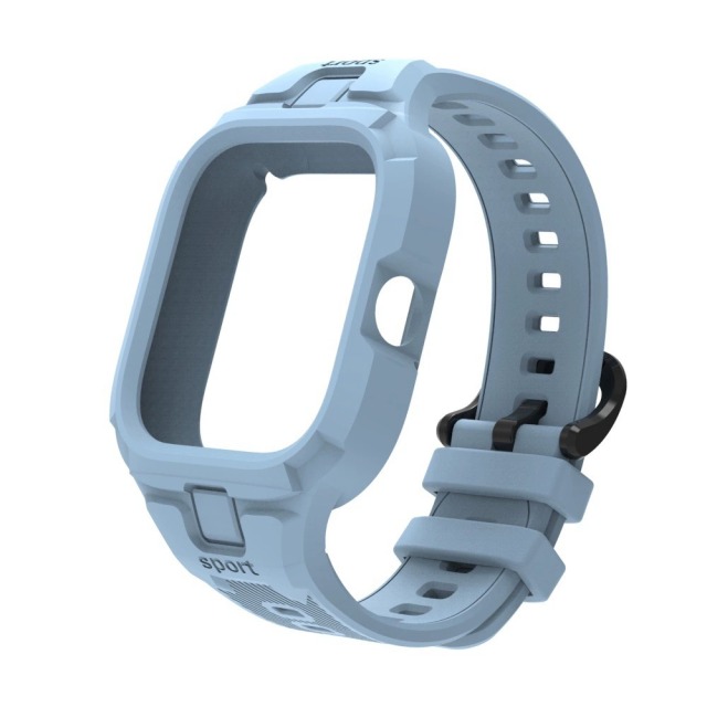 I000270 Smart Watch Protective Case with Strap 2in1 Armor Design, Silicone Material, Fashion Style Smart Watch 4