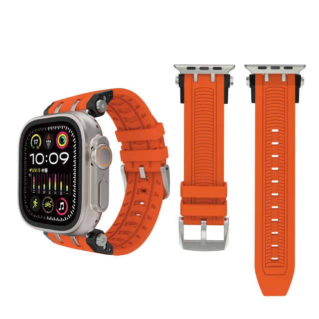 I000365 Apple Watch Replacement Strap Universal Sport Style, Silicone Material, Breathable, Rubber Texture Apple Watch Series 8/9/10 (38mm/46mm)