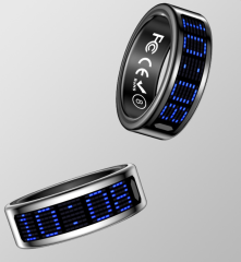 I000326 Smart Ring Heart Rate Fitness Waterproof Health For Android iOS