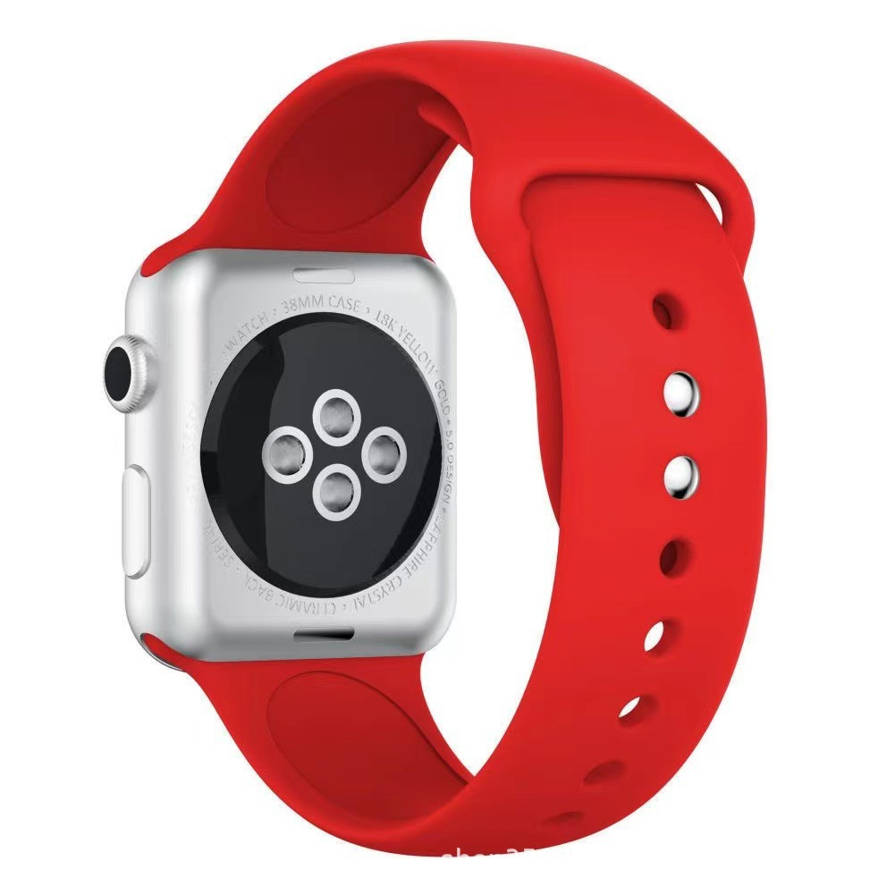 I000367 Smart Watch Replacement Strap Soft Silicone, Sport Style, 38/40/42mm Size, Pin Buckle, 1 Year Warranty Apple Watch Series 5/6/7/8/1