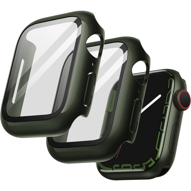 I000232 Smart Watch Case Waterproof Protective Cover Built-in Tempered Glass 40mm for SE/6/5/4