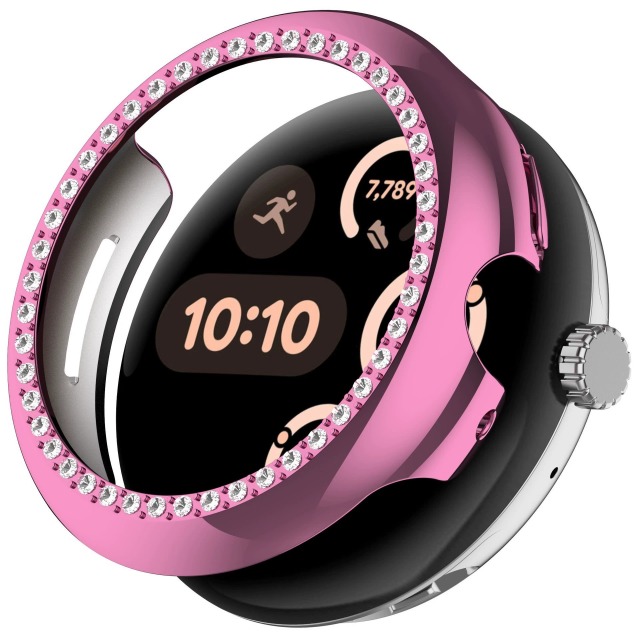 I000251 Watch Protective Case Diamond Inlaid Design For Fashion Smart Watch 3