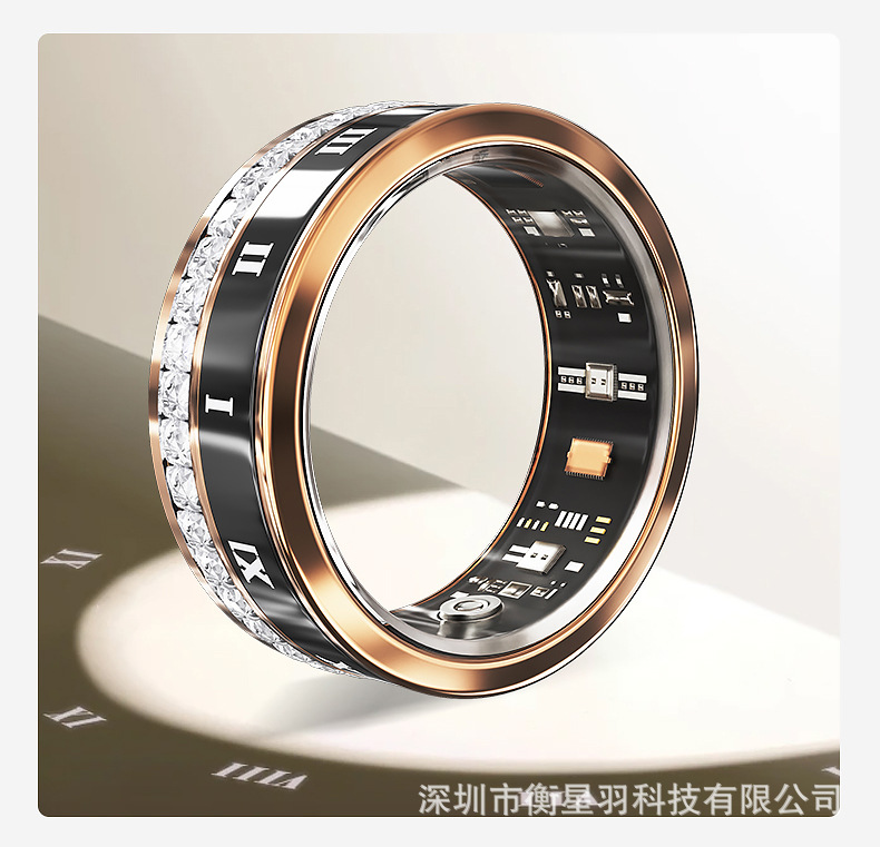 I000330 Smart Ring Health Stress Fitness Sleep Tracker App Control