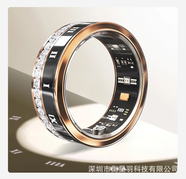 I000330 Smart Ring Health Stress Fitness Sleep Tracker App Control