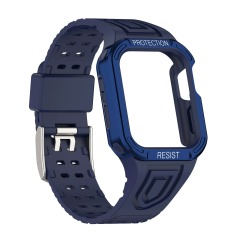 I000274 Watch Strap & Case Set 2 in 1/TPU Protective/Silicone Sport Design For Watch Series 7/6/5/4/3 (38/40/41mm,42/44/45mm)