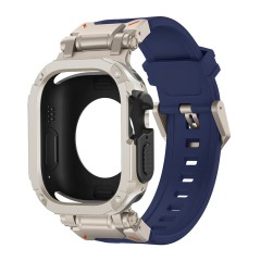 I000249 Watch Band with Case 2-in-1 Protective Strap Kit Soft TPU Breathable for Apple Watch