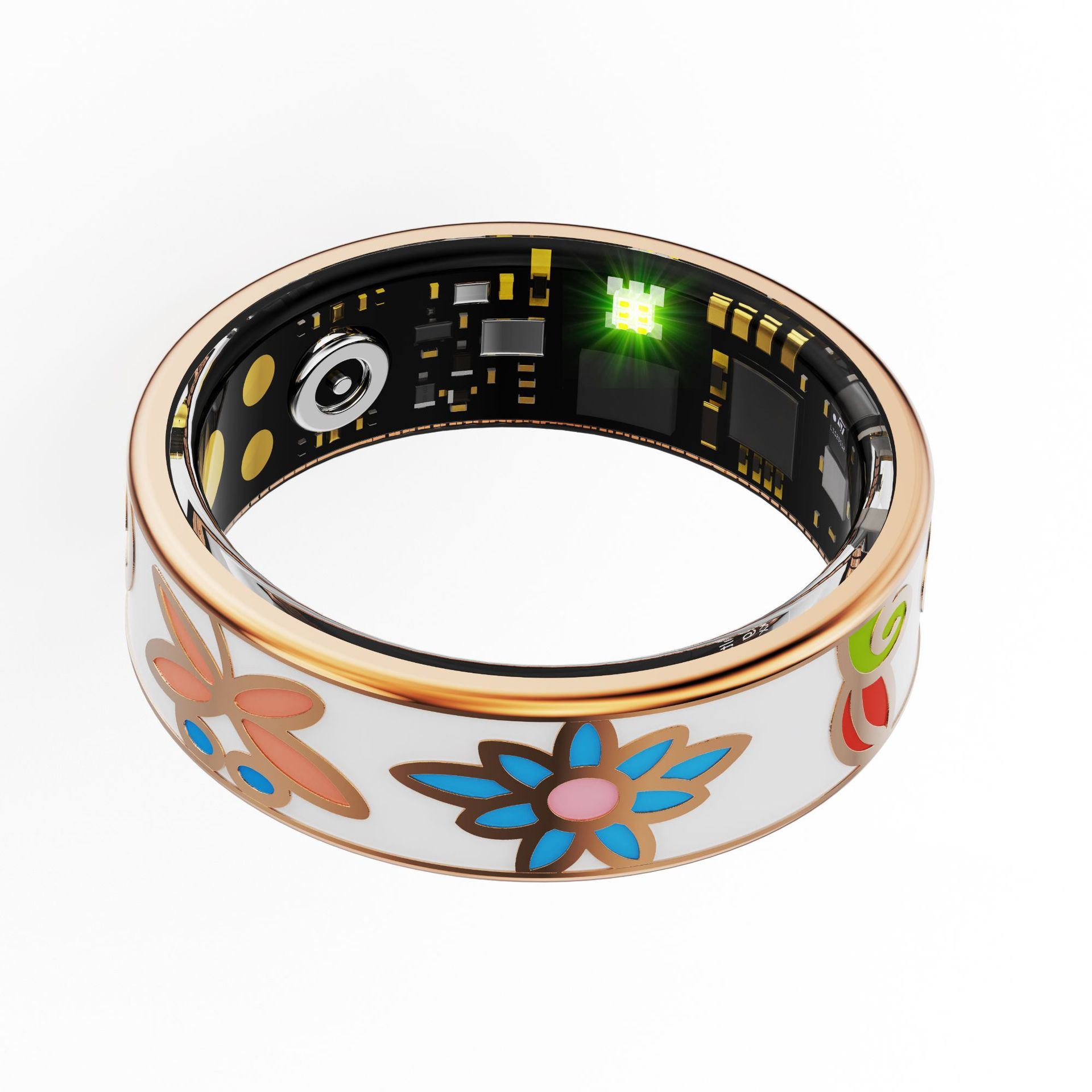 I000329 Ladies Smart Ring Health Tracker Sleep Monitoring Waterproof