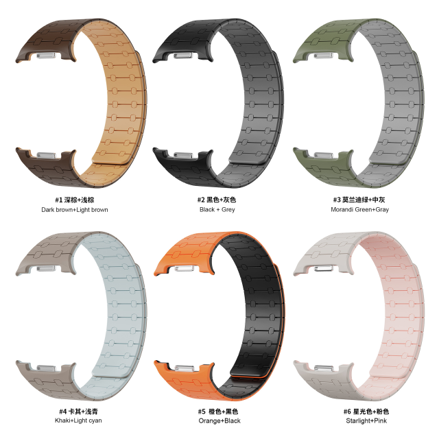 I000366 Samsung Watch Replacement Strap Soft Silicone, Breathable, Sports Style, Adjustable, Daily Wear Samsung Galaxy Watch 8