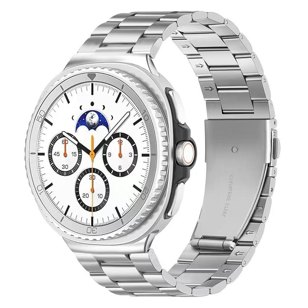 I000372 Samsung Watch Replacement Band Stainless Steel Material, Metal Bracelet Style, Watch Accessories Samsung Galaxy Watch 8/8 Classic