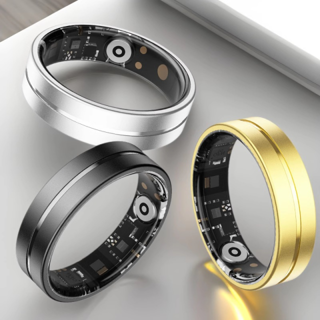 I000334 Smart Ring Health Monitor 5ATM IP68 Waterproof Fitness Tracker