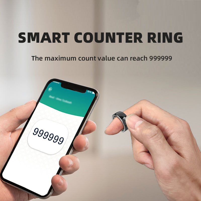 I000320 Smart Tasbih Ring Zikr Counter Digital Azan Alarm Muslim Ramadan Companion