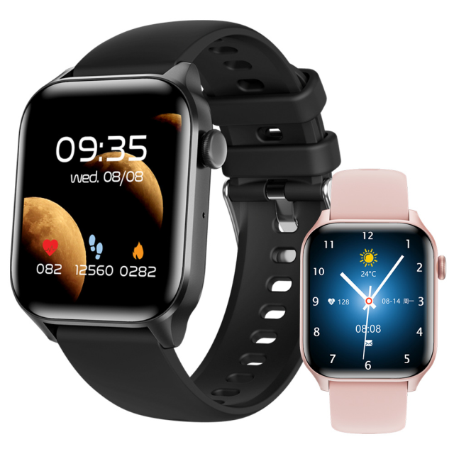 I000200 Smart Watch 1.83" HD Display BT Call Health Monitoring For IOS