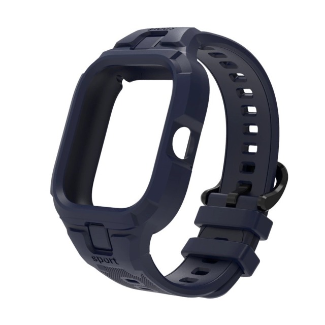I000270 Smart Watch Protective Case with Strap 2in1 Armor Design, Silicone Material, Fashion Style Smart Watch 4