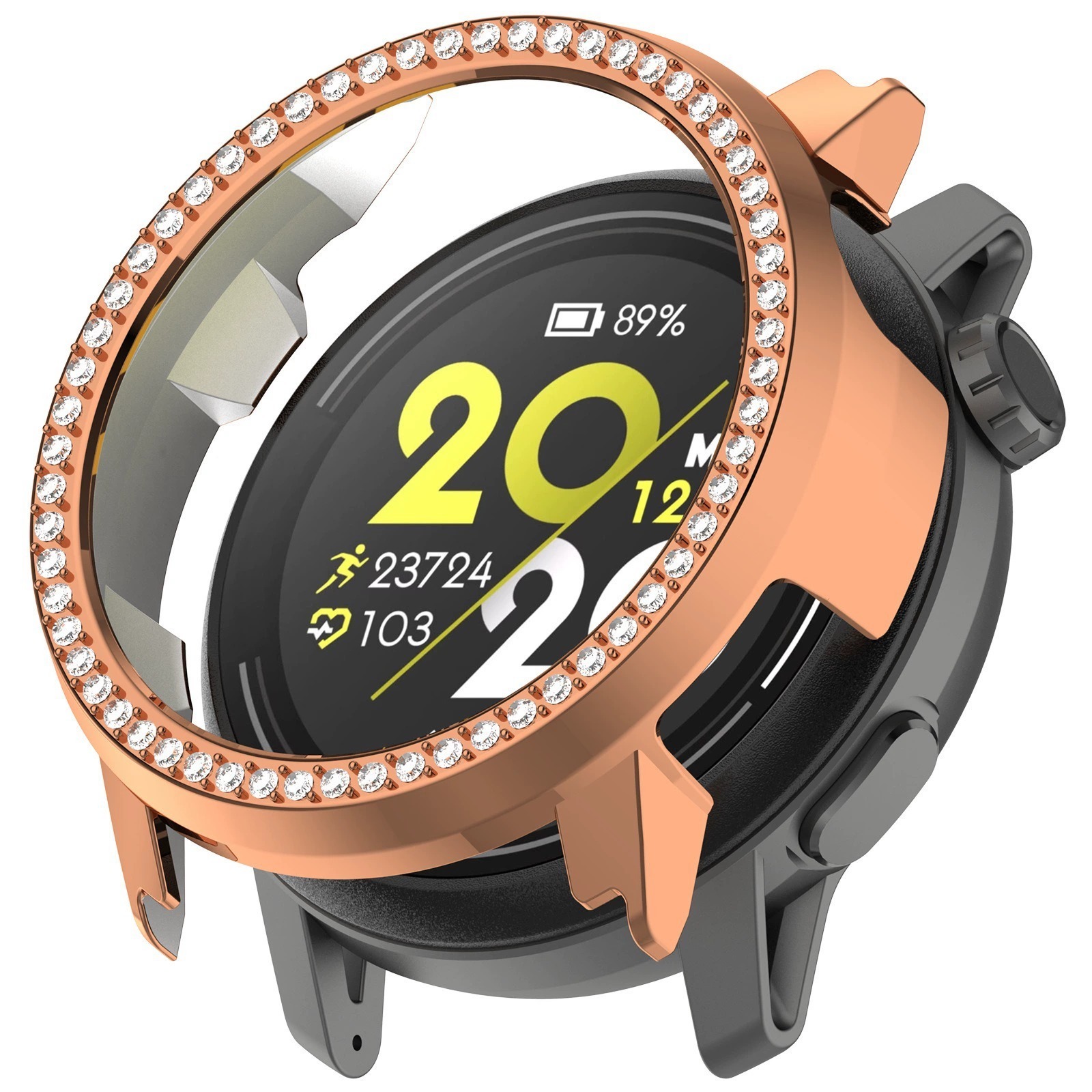 I000260 Watch Protective Shell Single Row Diamond/Hollow Design For PACE3/Pace Pro/PACE2 Smart Watch