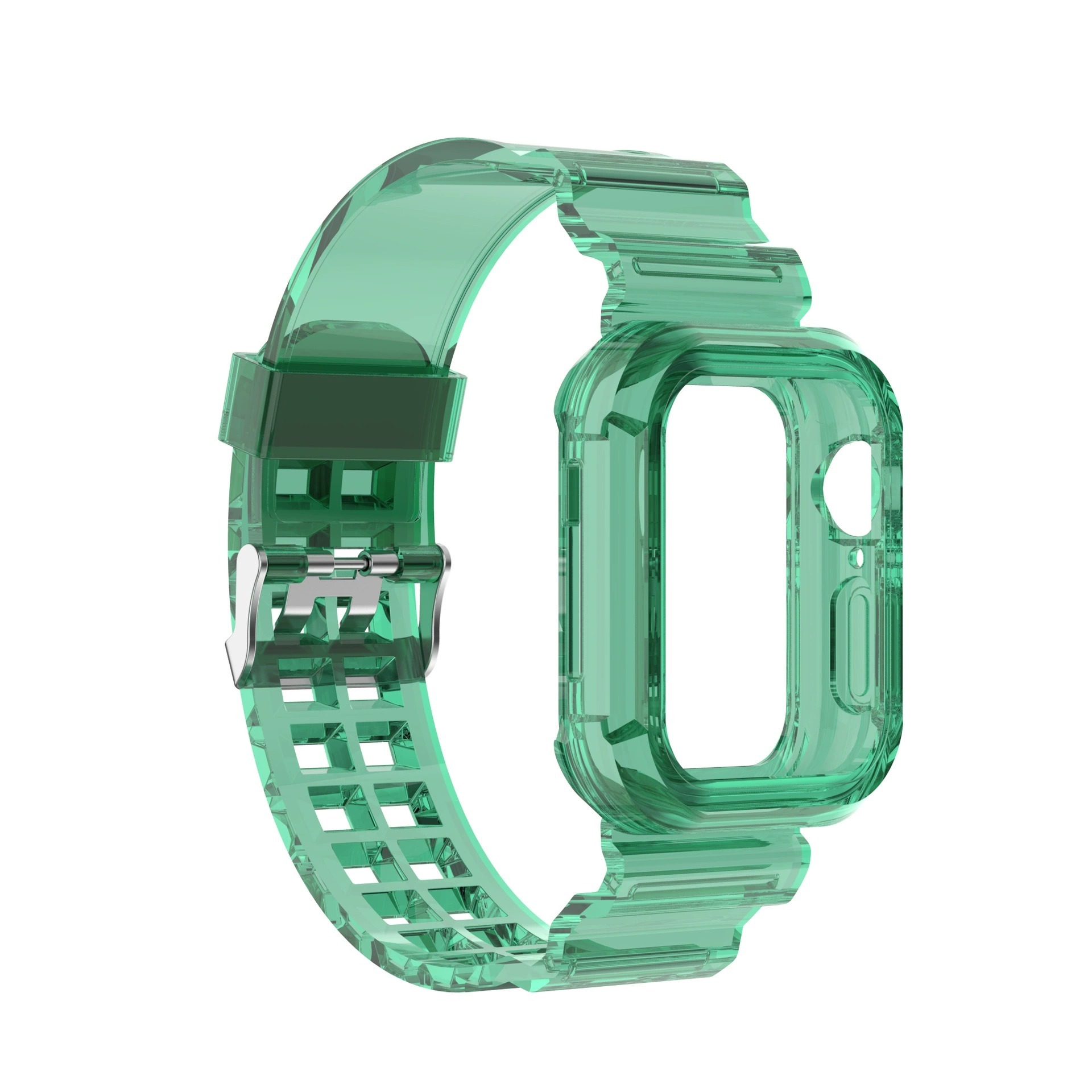 I000269 Watch Strap & Case Set Transparent TPU/Replacement Accessory For Watch 8 Ultra (40mm/42mm)