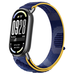 I000361 Nylon Loop Wavy Design Metal Connector For Watch Band 8 9 10