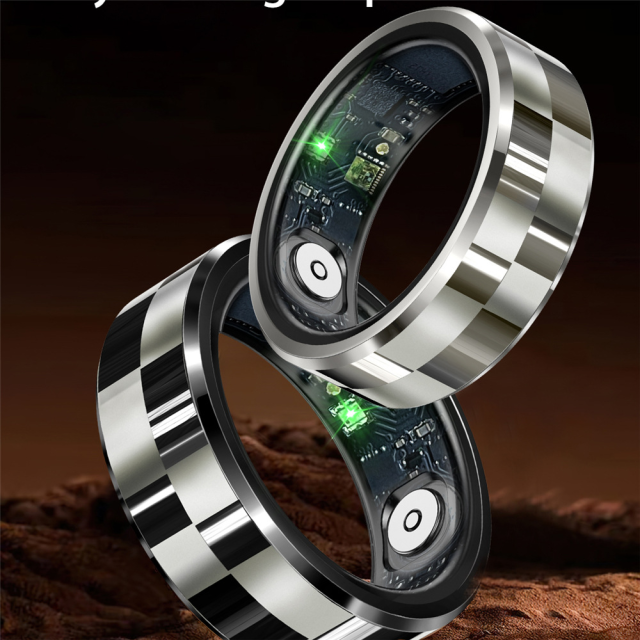 I000323 Smart Ring Waterproof Sleep Heart Rate Blood Oxygen Monitoring